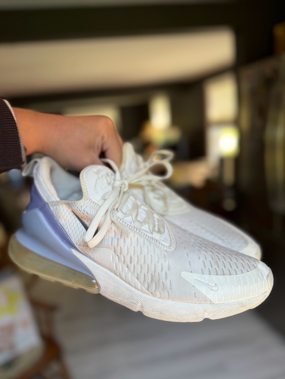 Nike Air Max 270 Sail/Indigo Haze/Oxygen Purple